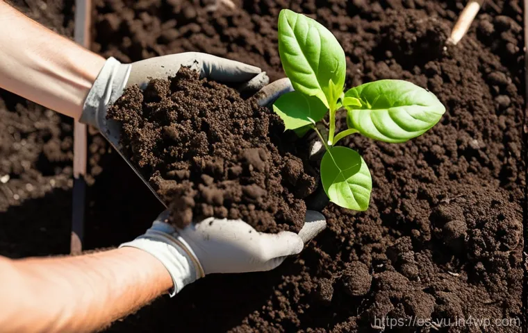 유기농 정원에서의 지속 가능한 관리 전략 - **A mindful gardener tending a vibrant vegetable patch with a visible drip irrigation system.**
    ...